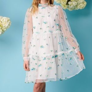 Sister Jane Dainty May embroidered mini dress